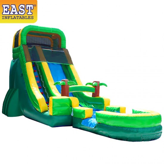 Tropical Inflatable Water Slide