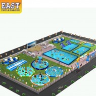 Inflatable Mobile Water Amusement Park Inflatable Mobile Water Amusement Park