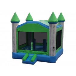 14' Blue & Green Marble Standard Bouncer