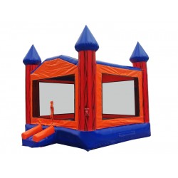 14' Blue & Orange Marble Standard Bouncer