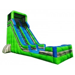 Green Adult Inflatable Water Slide