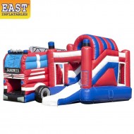 Fire Department Inflatable Bouncy Castle Slide Fire Department Inflatable Bouncy Castle Slide