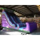 Purple Marble Dual Lane Inflatable Dry Slide Purple Marble Dual Lane Inflatable Dry Slide