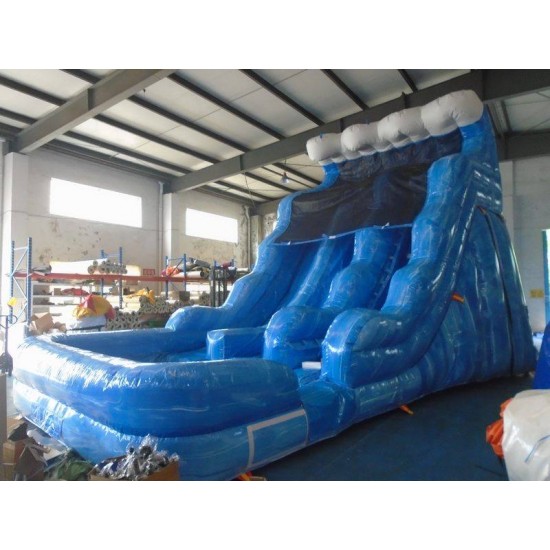 Blue Wave Dual Water Slide Blue Wave Dual Water Slide