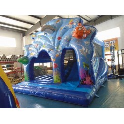 Commercial Bouncy Castle With Slide
