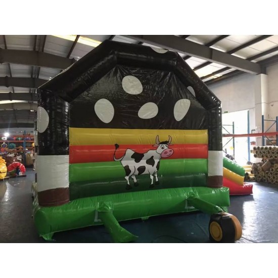 Cow Inflatable Bouncy Castle With Slide Cow Inflatable Bouncy Castle With Slide