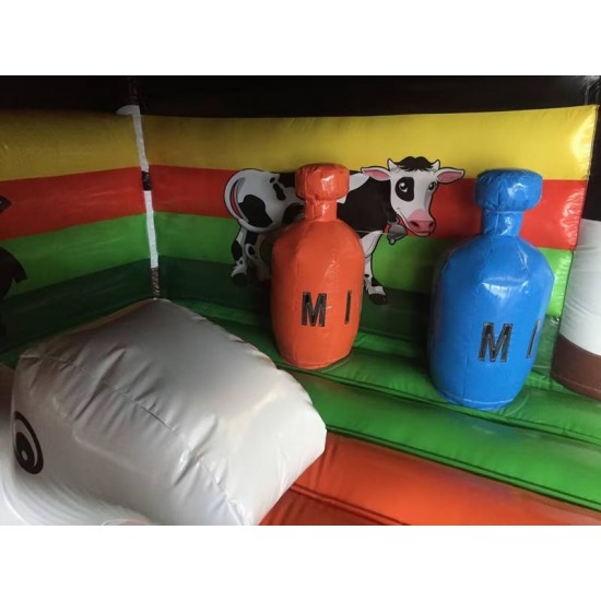 Cow Inflatable Bouncy Castle With Slide Cow Inflatable Bouncy Castle With Slide
