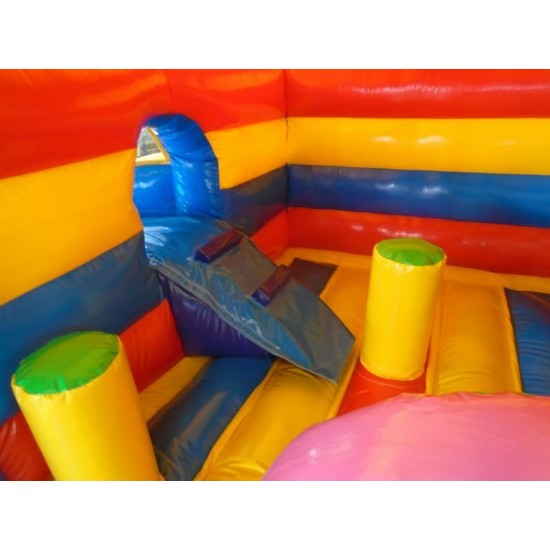 Beach Bouncy Castle With Slide