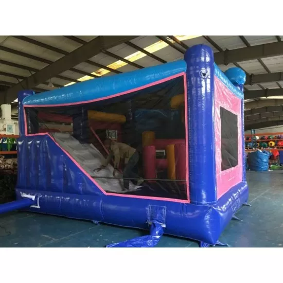 Inflatable Frozen 5 In 1 Combo - Bounce House With Slide | East Inflatables