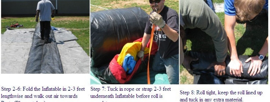How to roll up a bounce house? How to roll up a bounce house?