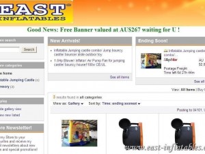 East Inflatables EBay Retail store develops in Direct-selling Worldwide